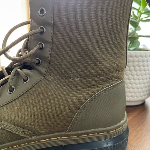 Dr. Martens mens Combs Nylon Grenade Green canvas book size 12 - Picture 11 of 13